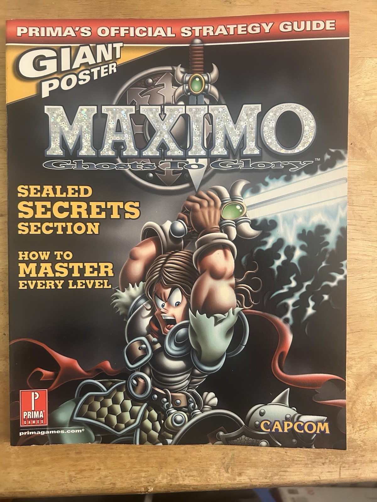 Maximo:Ghosts to Glory-Strategy Guide by Prima-w/Poster & Sealed Secrets Section
