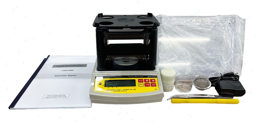 Gold Purity Meter with Range 0.005-600g Display PT Percent/Density Value/Volume