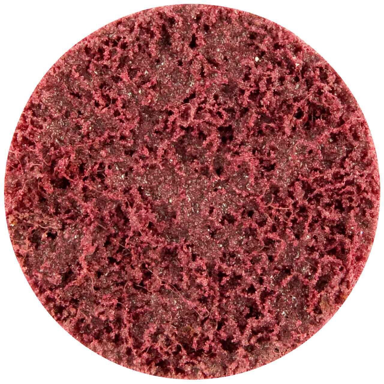 25 pk 66261055022 5"   Rapid Prep NonWoven Hook & Loop Disc  maroon medium