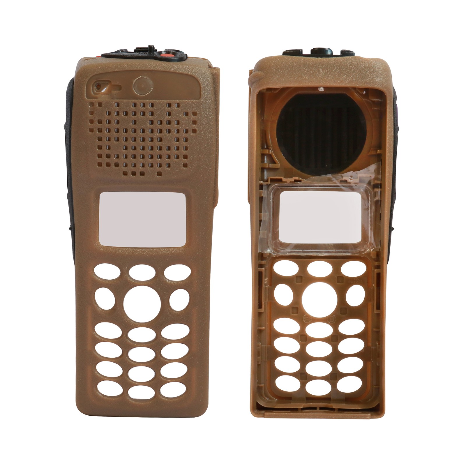 New Brown Front Replacement Case Housing kit for XTS2500 Model 3 Handheld Radio