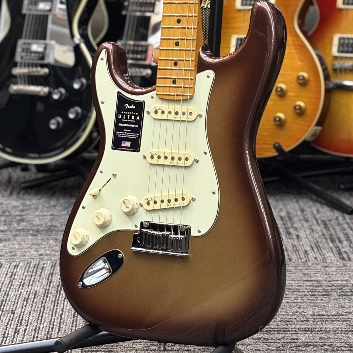 Fender American Ultra Stratocaster Left-Hand-Mocha Burst- 2022 (no260731)