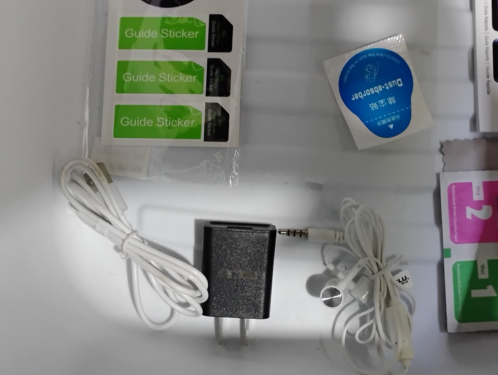 OEM 5.7" Startup Accessories Kit + Box for BLU Smartphone Model V7