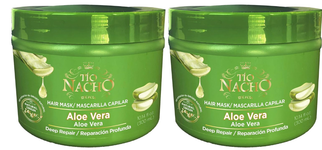 ( 2 PACK ) NEW TIO NACHO HAIR MASK DEEP REPAIR, ALOE VERA (10.14 FL.oz)