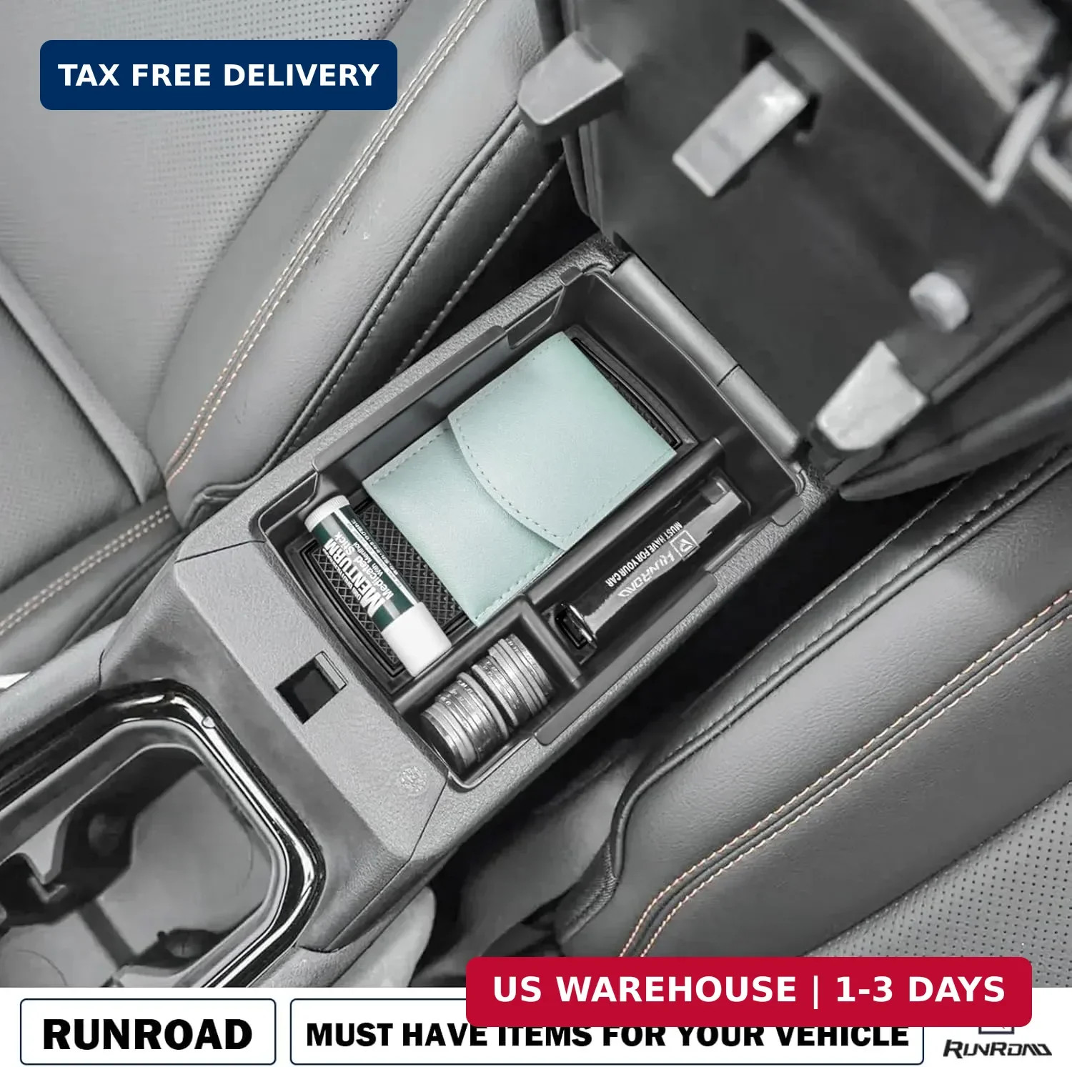 Center Console Organizer Tray Compatible with Jeep Compass 2022 2023 202