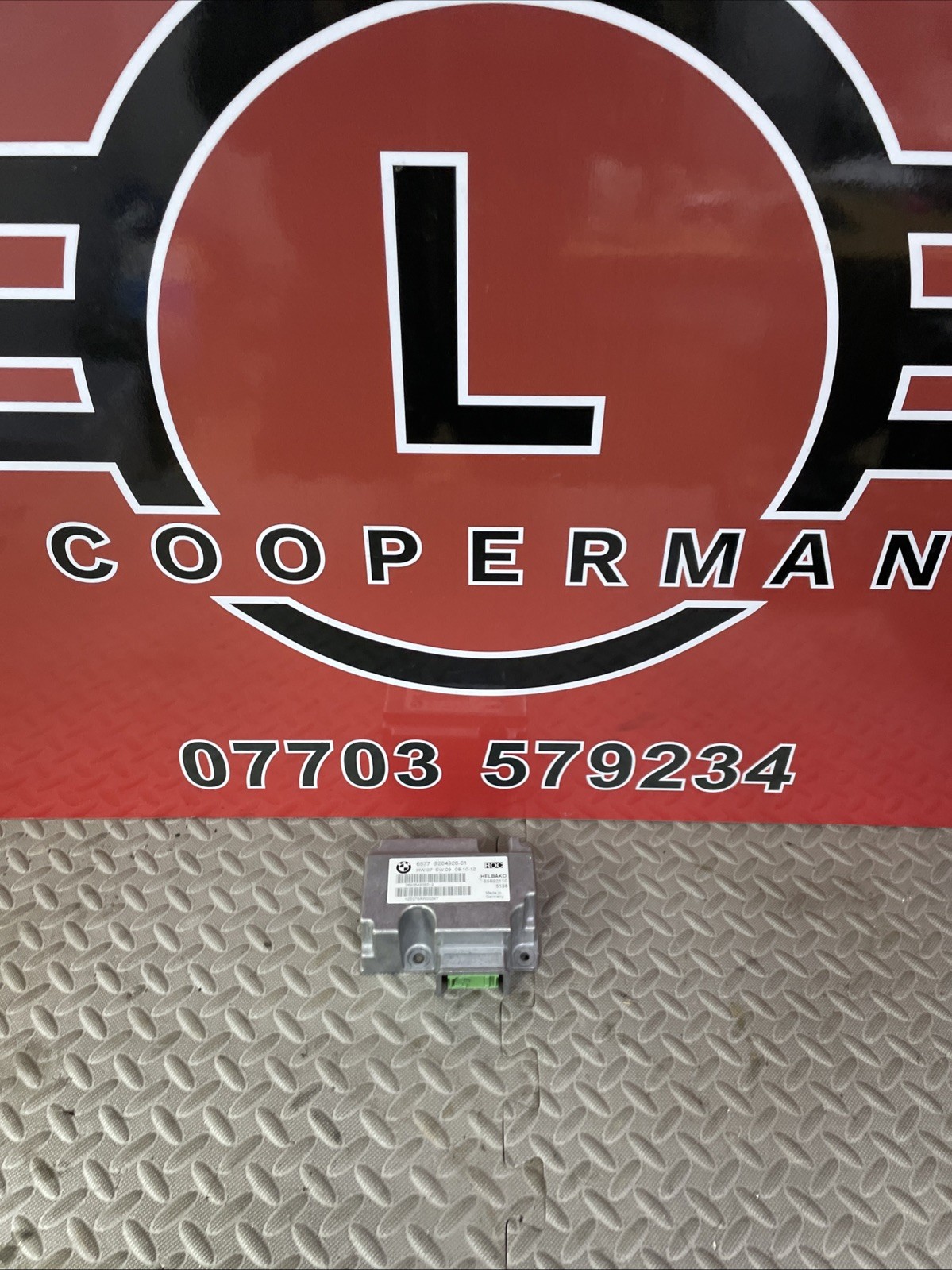 BMW E88 E93 Convertible Rollover Roll Over Control Module Sensor 9264926
