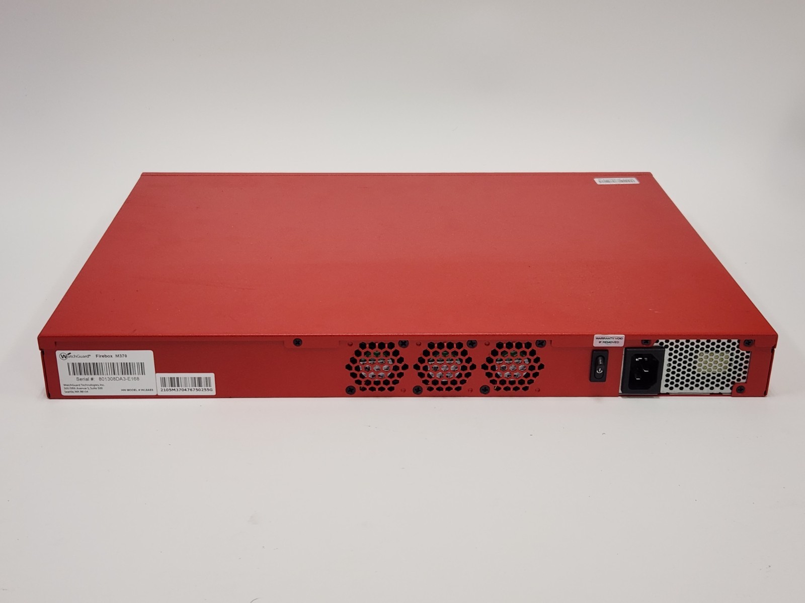WatchGuard Firebox M370 Network Security Appliance WL6AE8 8-Port Firewall