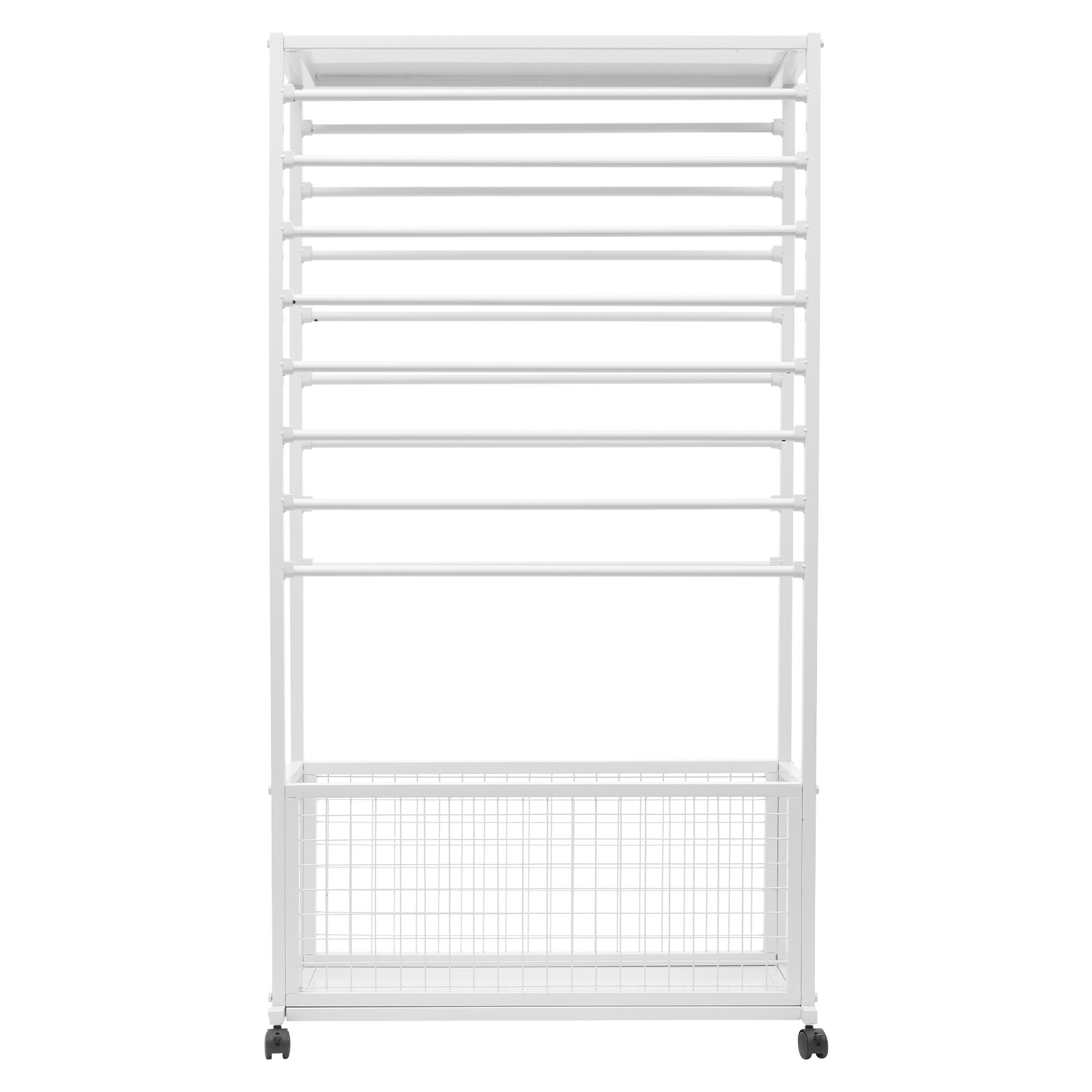 Mobile Ribbon Holder Organizer with Wheels and Ample Storage Space