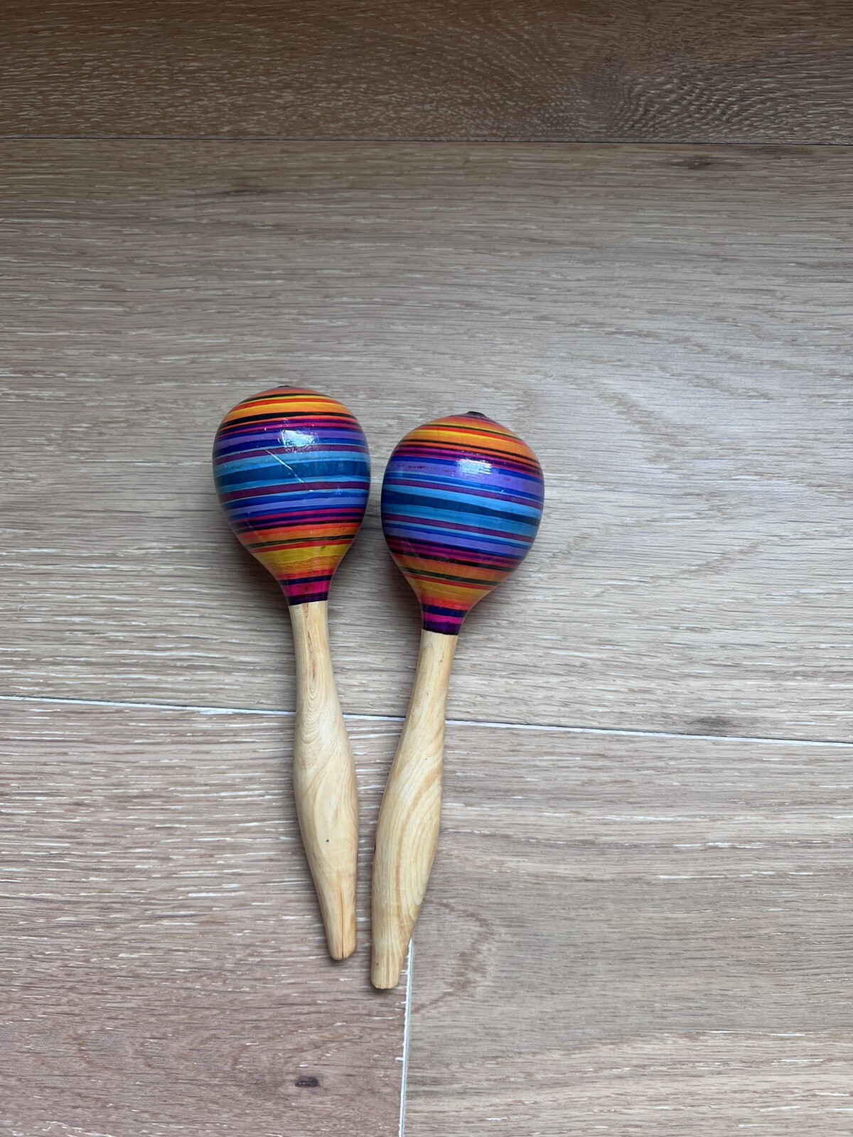 Maracas Set of 2 Wood Rumba Shakers G2