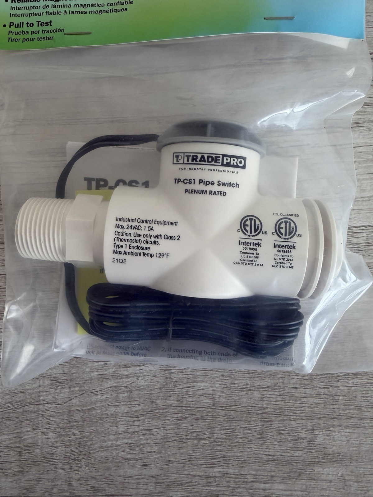 Trade Pro TP-CS1 Condensate Drain Line Switch Tee