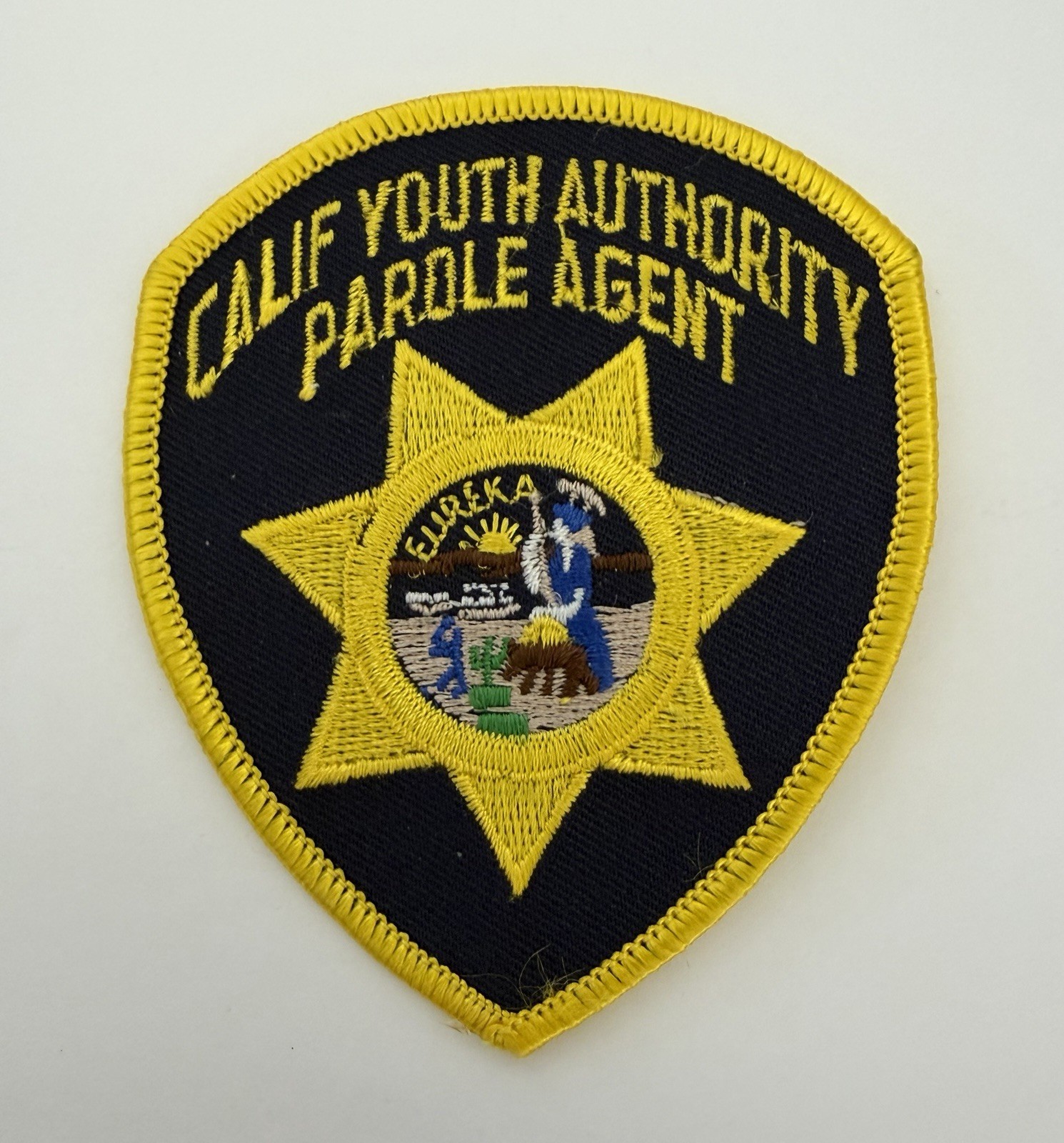 CALIFORNIA YOUTH AUTHORITY PAROLE AGENT POLICE PATCH #D40