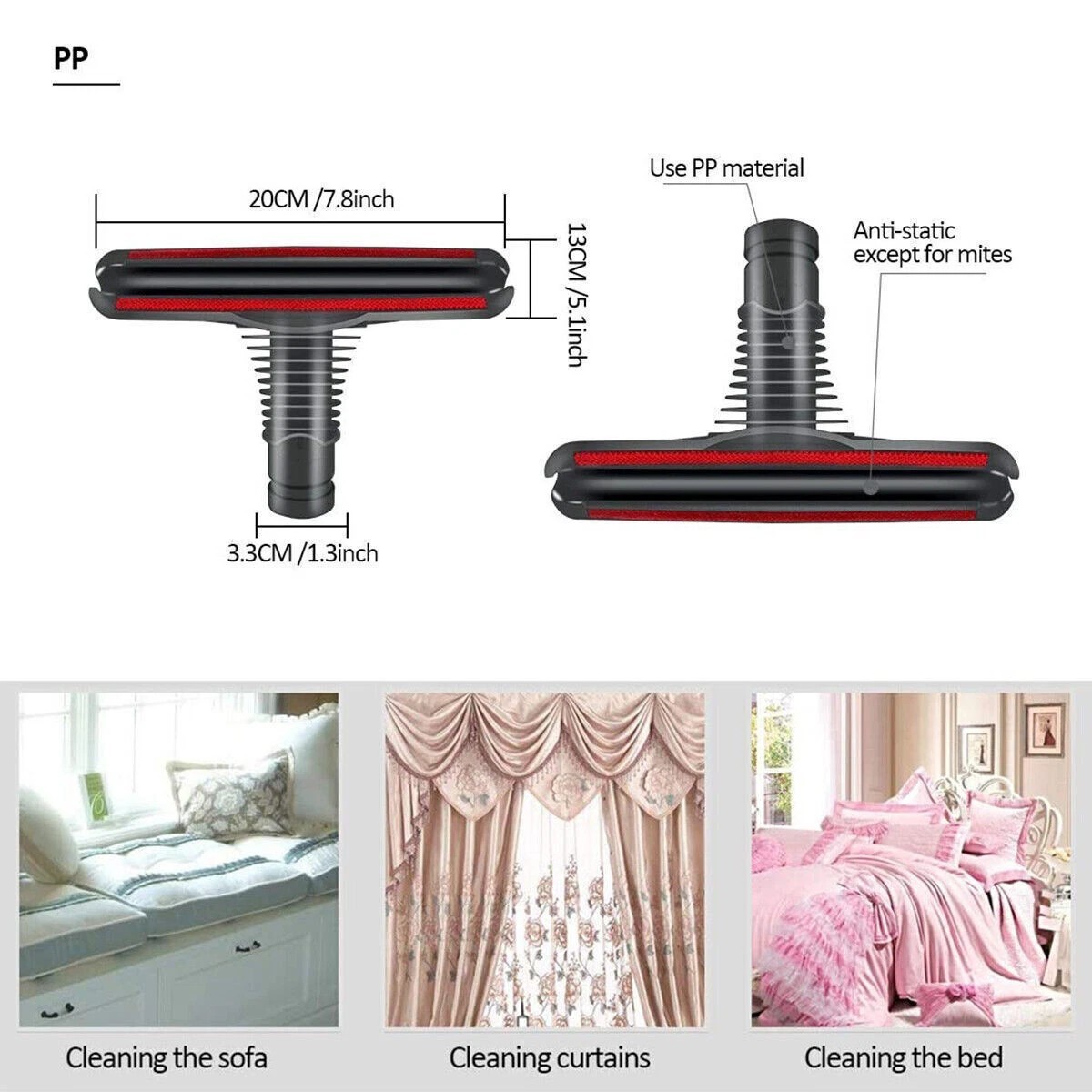 8Pcs Brush Attachments Kit for Dyson Vacuum Cleaner Accessories V6 V7 V8 V10 V11