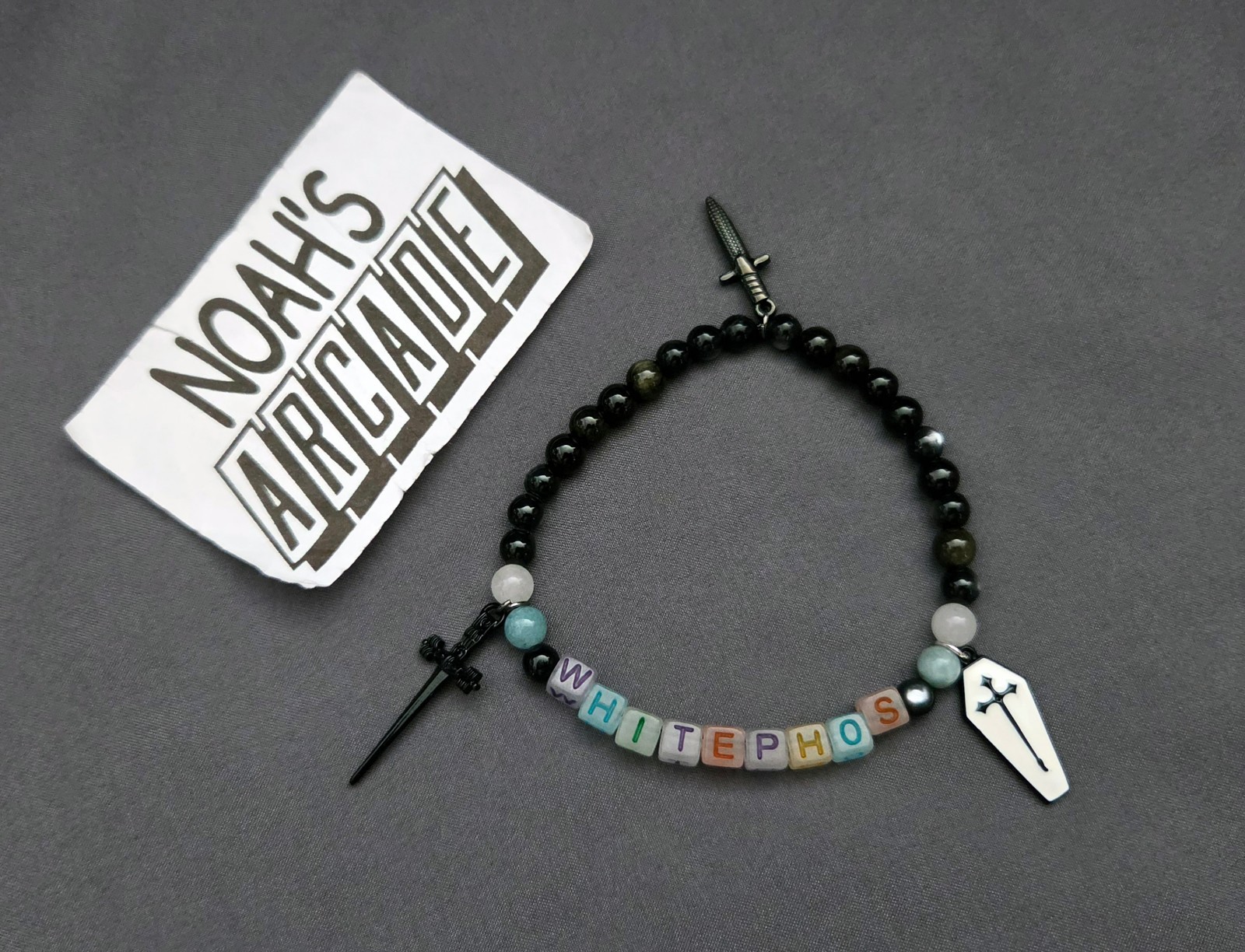 Whitephosphor Friendship Bracelet Size 7.5 WHITEPHOS SUPDEF WHITE PHOSPHOR FOG