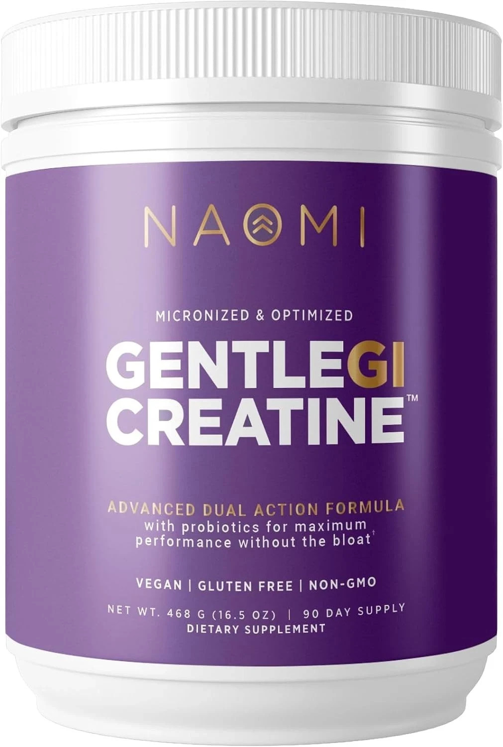 NAOMI Gentle GI Creatine with OPTIBIOME®, Gut-Friendly Creatine Monohydrate