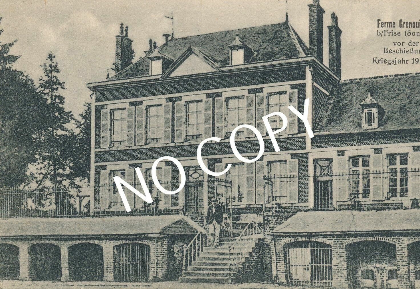 Photo Pk WK1 Aalzüchterei Freme Grenouillere a. D. Somme Vor Beschießung C1.48