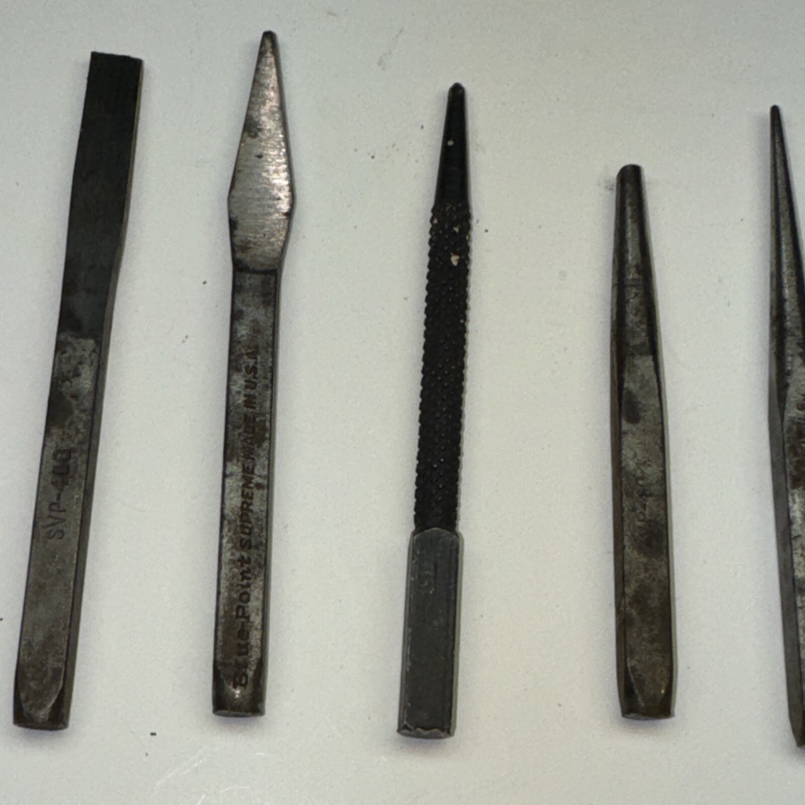 Vintage Blue Point 7 piece Punch & Chisel Set