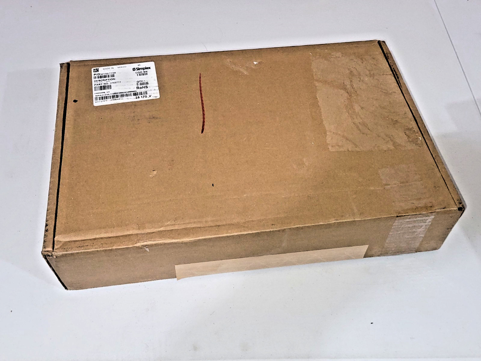Simplex 4100-7158 NXP CPU Card  Fire Alarm  PN 0743777  New