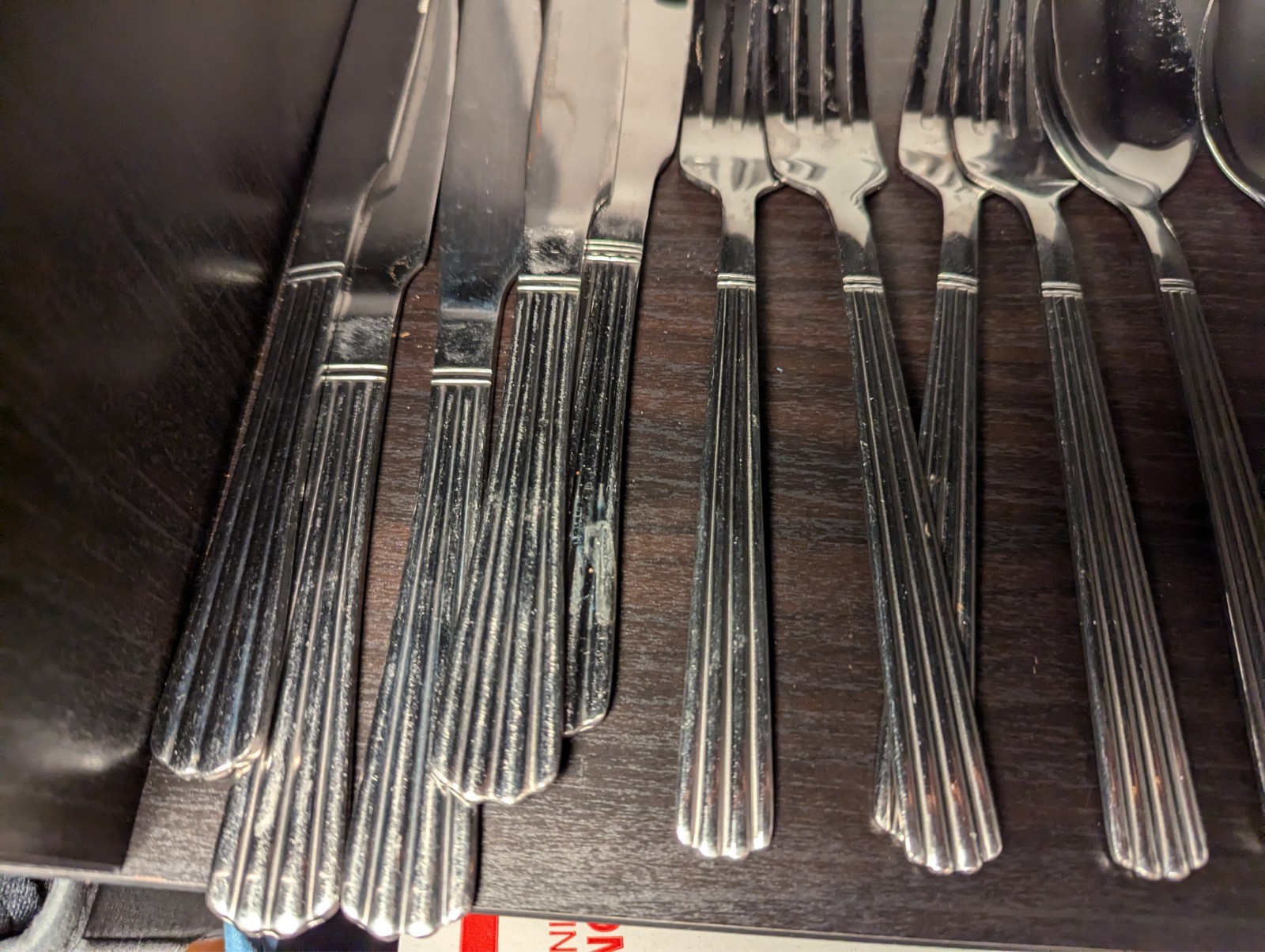 14 Pc Stainless Mixed FLATWARE Silverware - Around 1LB 4OZ - See Video Please