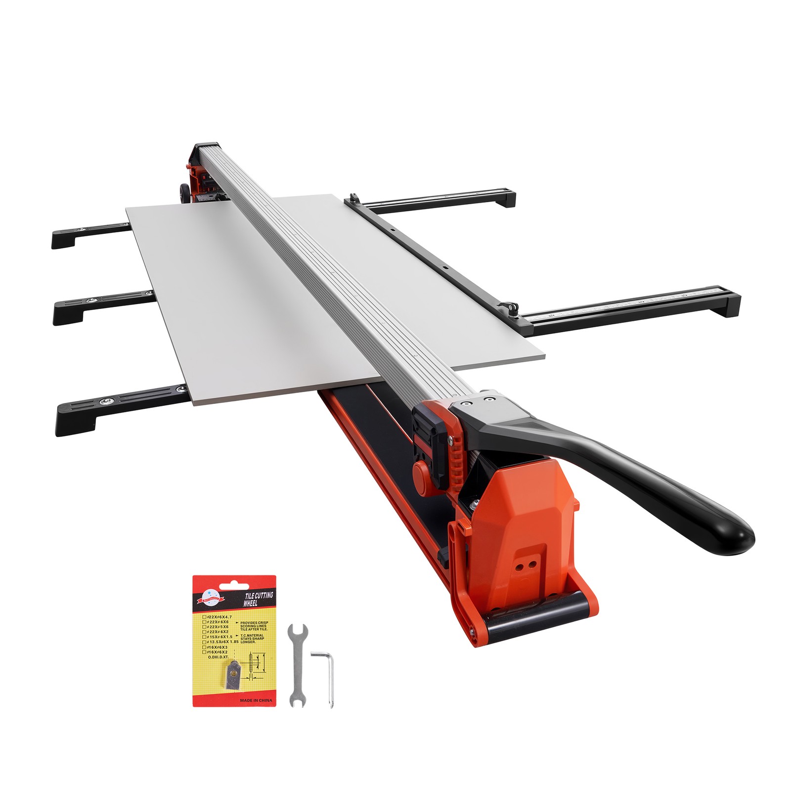 Uimoso 63-Inch Manual Tile Cutter with Enhanced Rail & Sliding Head for Tiles