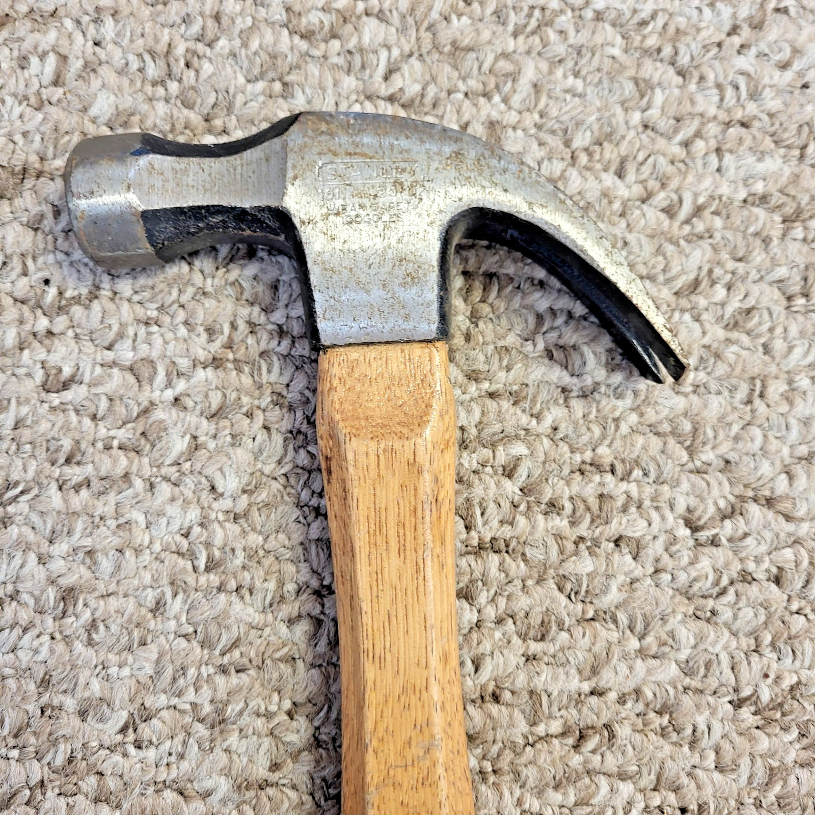 Vintage NOS Pair Stanley Hammers - Forged Head #51-820 & 100 Plus # 101 NOS
