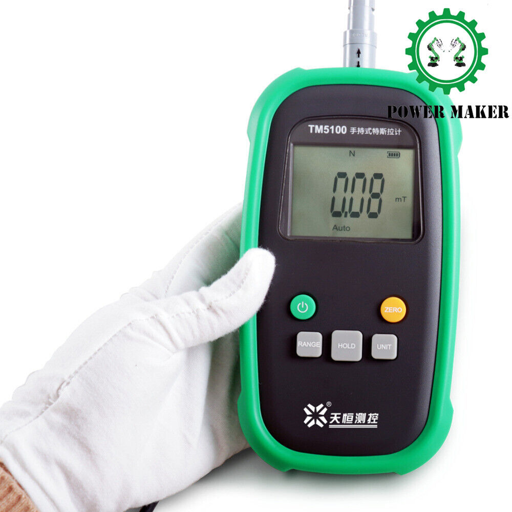 6.3" Portable Gauss Meter Magnetometer Magnetic Field Tester Radial Probe New