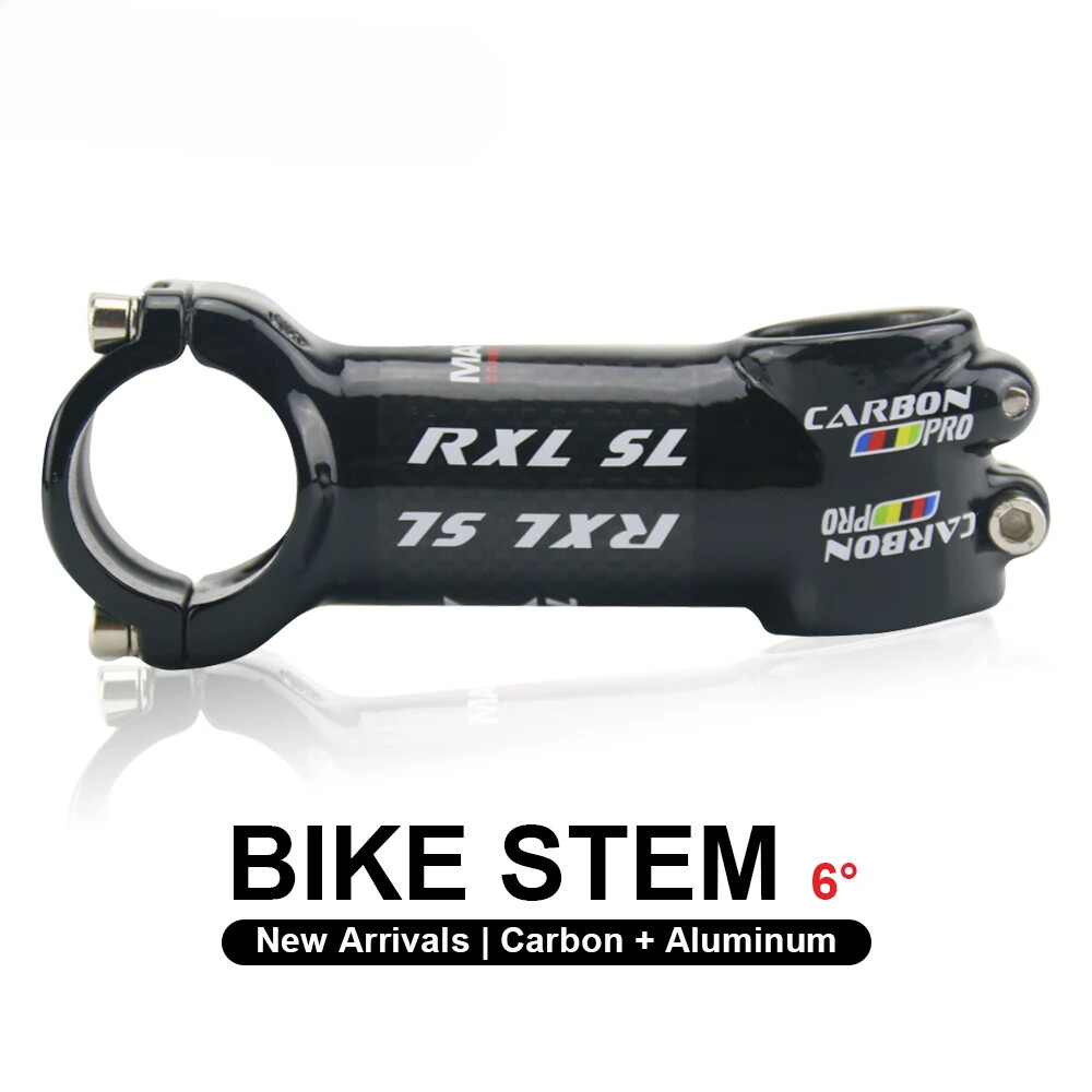 Carbon Fiber 6 Degree MTB Bicycle Handlebar Stem 31.8mm Road Bike Handlebar Stem