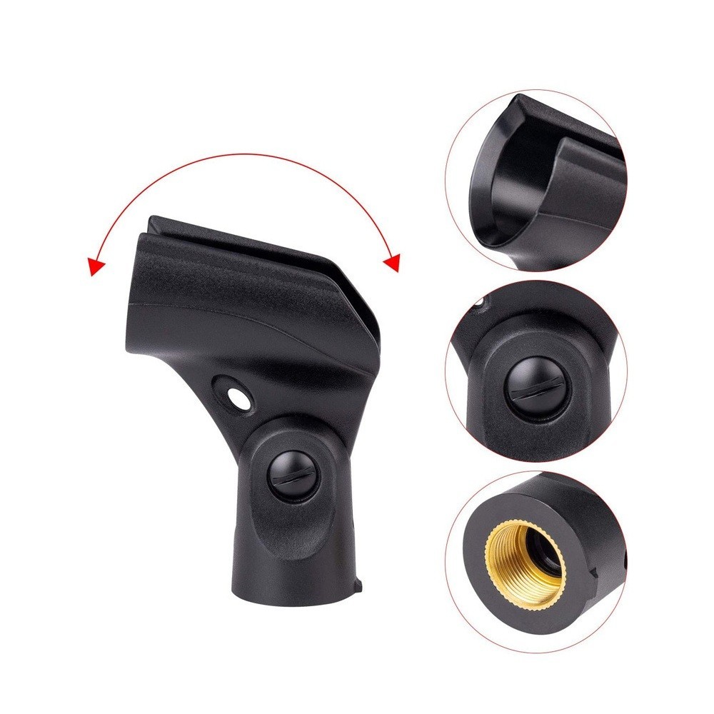 2 Pack Microphone Clip Replacement for Shure Beta58A PGA58 Vocal Microphone