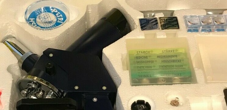Discovery Planet Two Way Die Cast Microscope Set CD Instructions Homeschooling