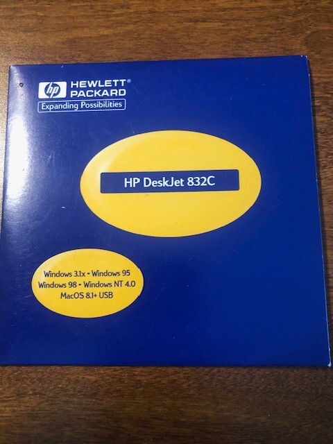 Hewlett-Packard Deskjet CD-ROM C832C Software Setup Guide