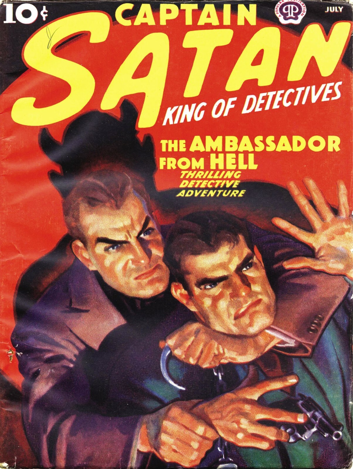 Captain Satan, King of Detectives New Metal Sign: The Ambassador from Hell