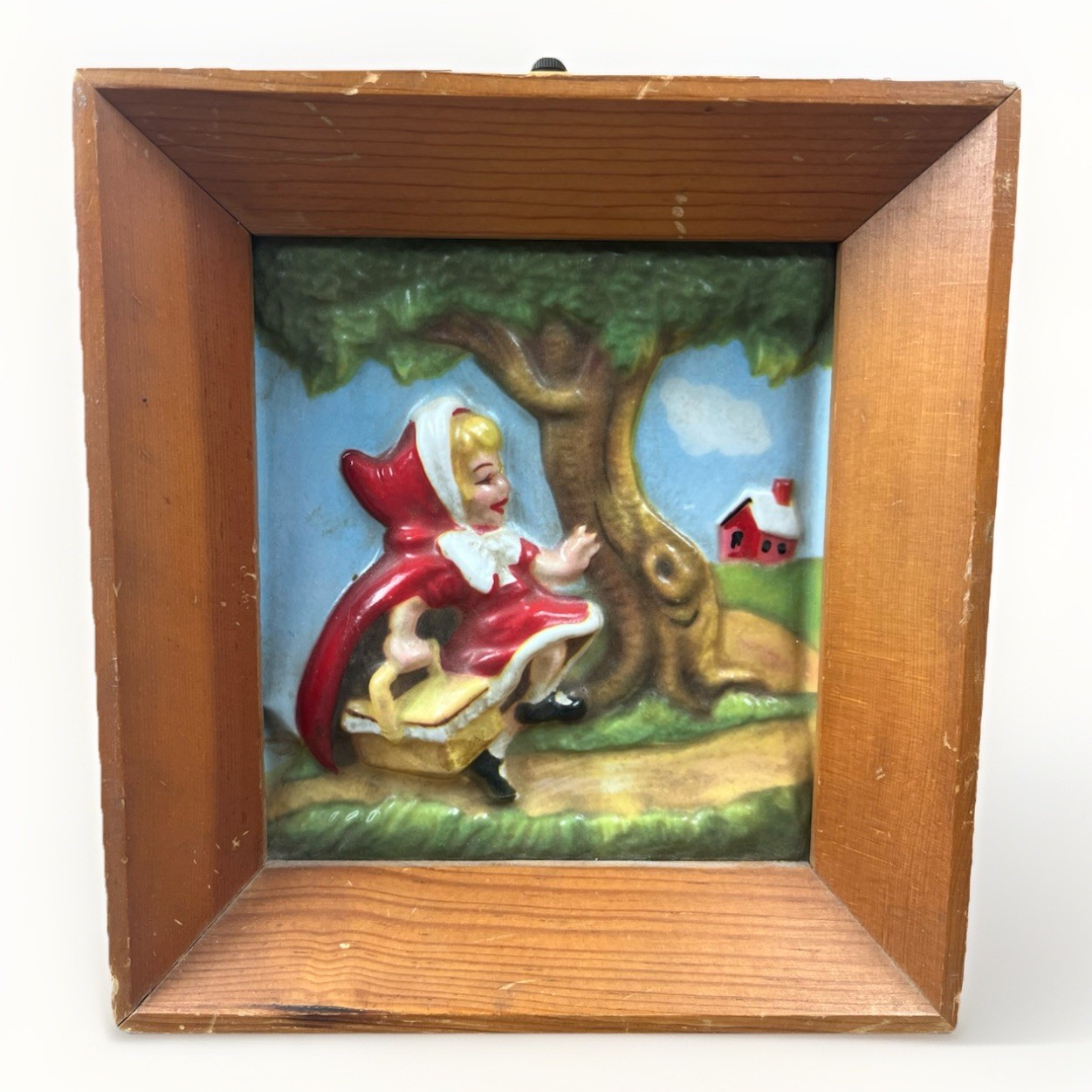 Vintage Little Red Riding Hood Portable Lamp By Vinson Levinson Underwriters Lab