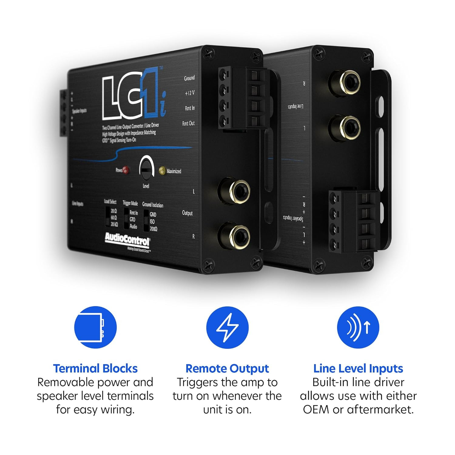 Lc1I Active 2-Channel Line Driver & Line Output Converter for Adding Subwoofers