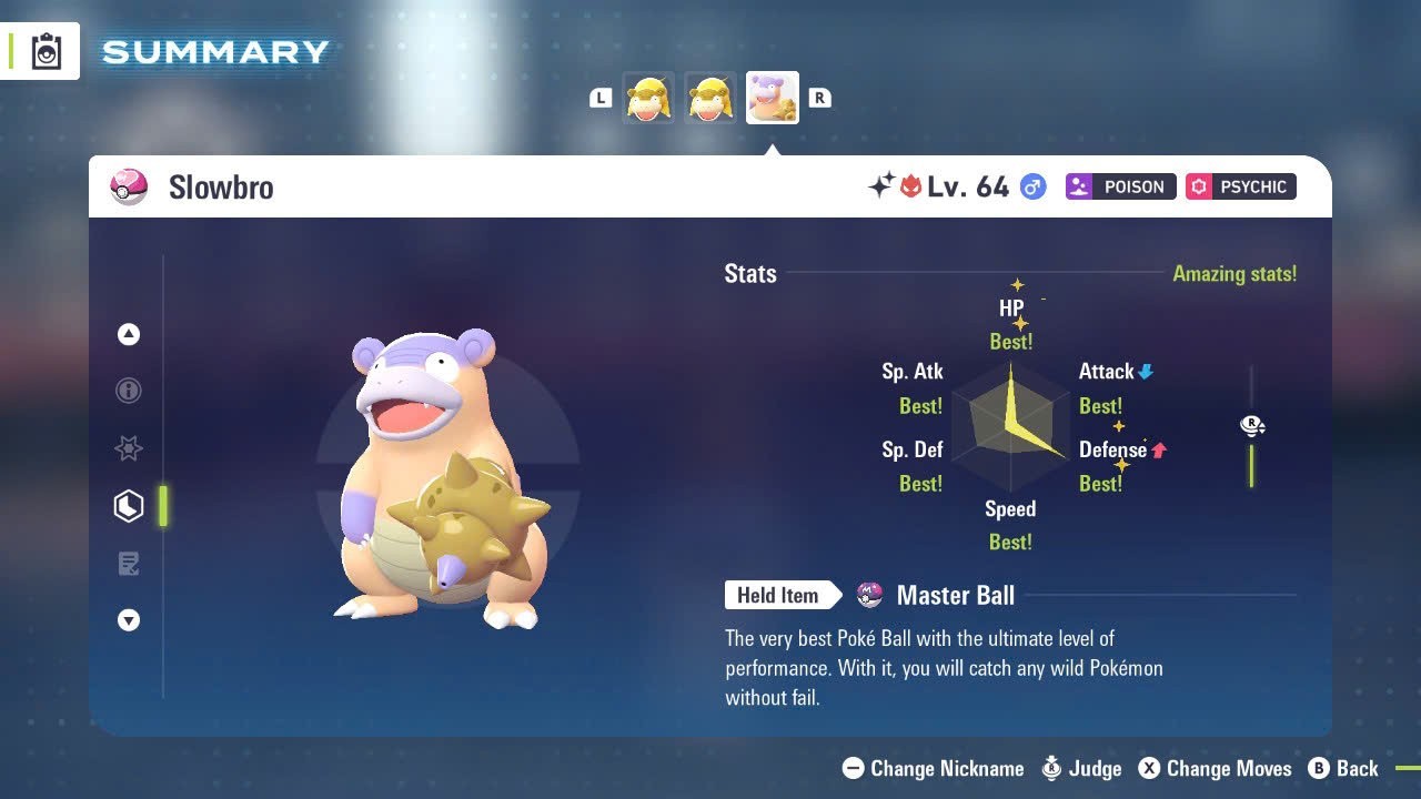 ✨COMBO 3 SHINY ALPHA GALARIAN "SLOW" TYPES✨6IV MAX EV⭐POKEMON LEGENDS ZA