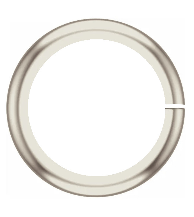 5mm OD 3.6mm ID 14k Solid White Gold 22ga gauge Round OPEN Jump Ring USA MADE