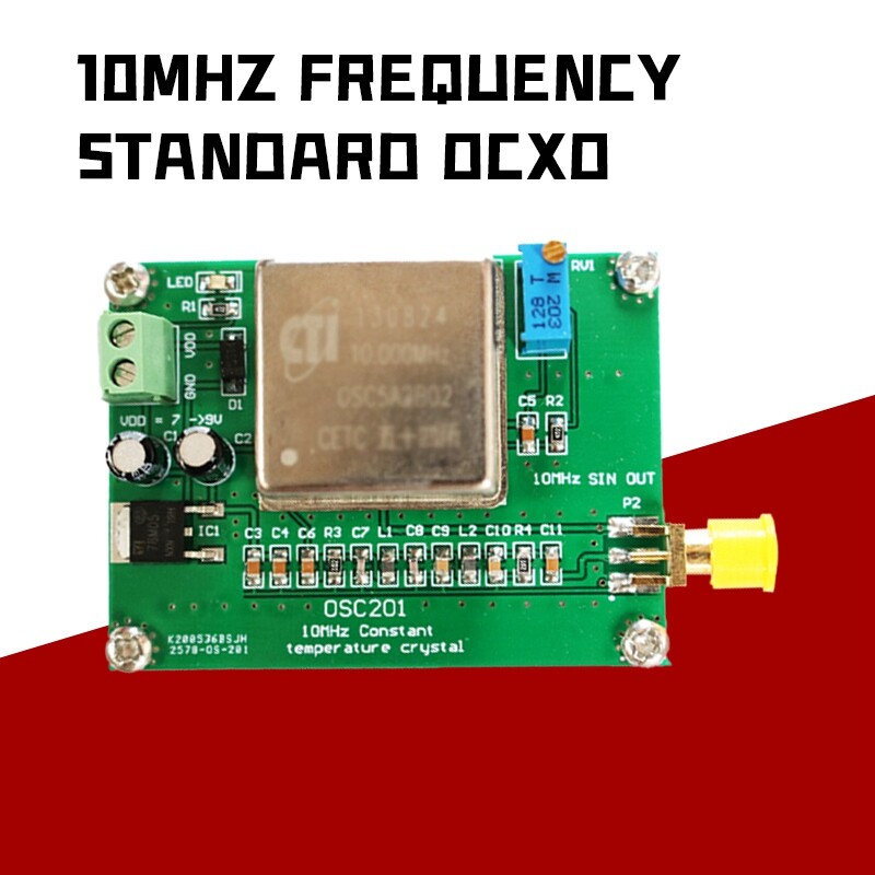 New 10MHz OCXO Frequency Standard Reference Module Board 10MHz Output For Radios