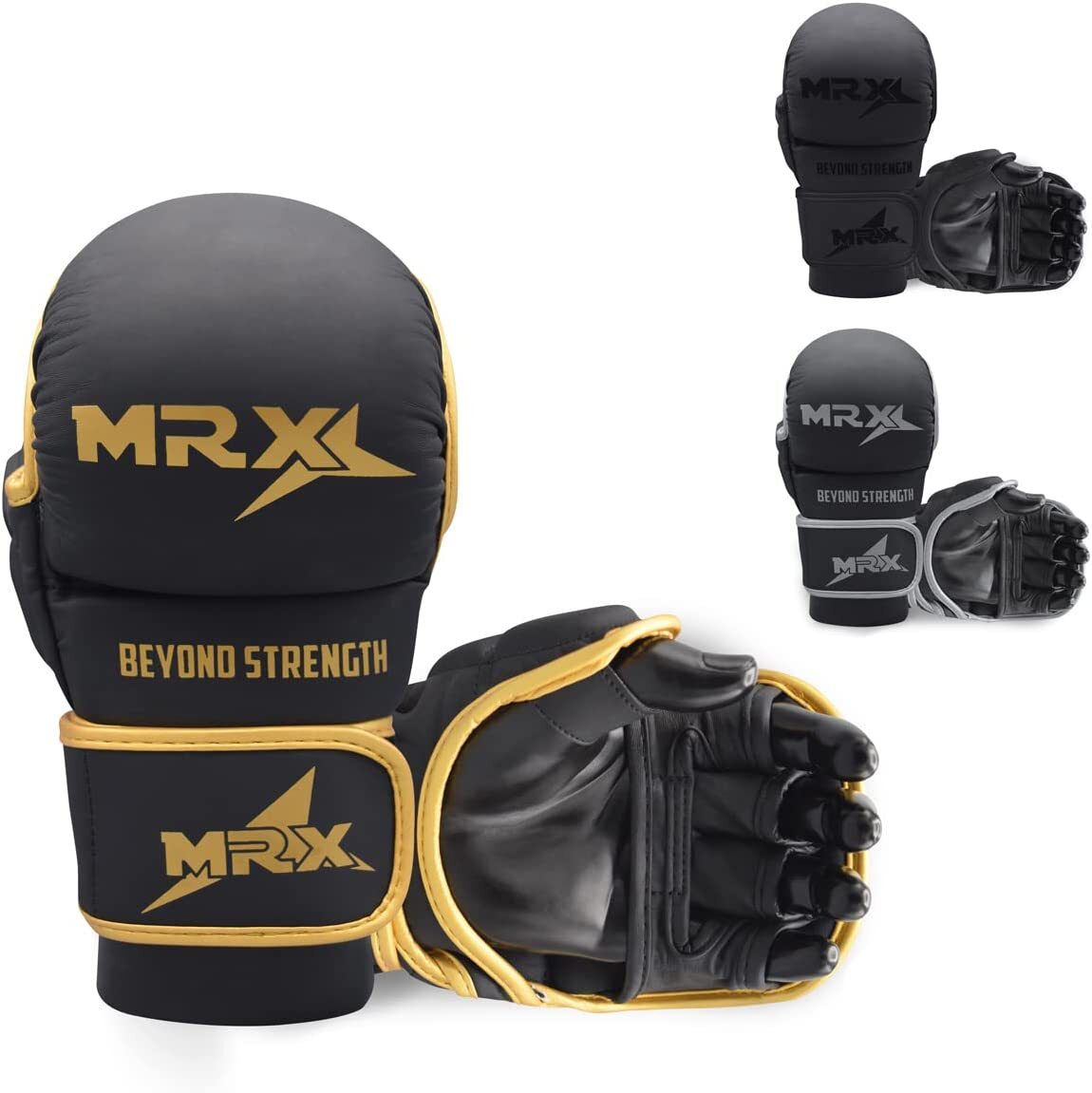 MMA Gloves By MRX Boxing Grappling Gloves Punching Bag Training  Sparring 7 OZ