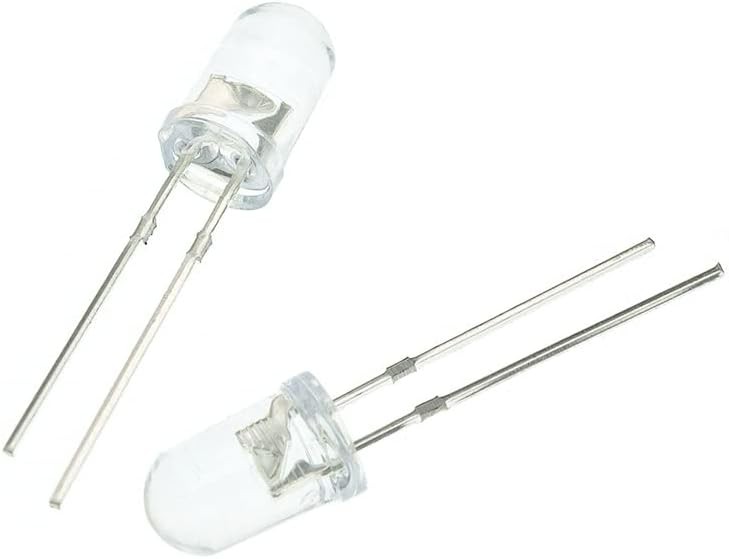 100PCS 5mm Red Flickering LED Candle Light Diodes