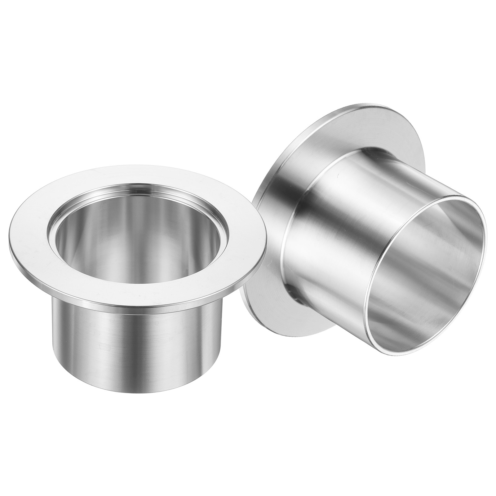 2Pcs KF25 Half Nipple Vacuum, 40mm x 50.8mm Stainless Steel Weld Flange Fitting