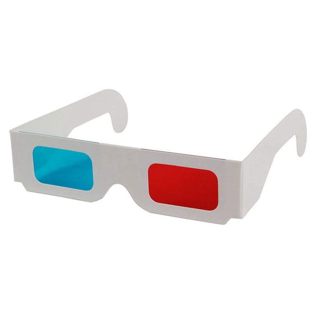3D Glasses, 20 Pairs Red and Stereo Lenses for Set Anaglyph 3D6607