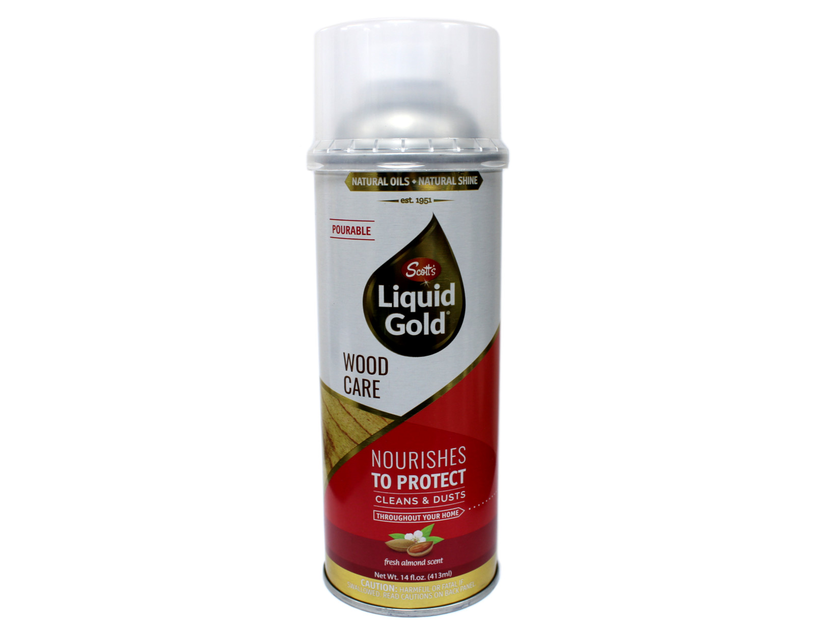5 Pack Scott's Liquid Gold Pourable Wood Care Furniture Polish and Cleaner 14 oz