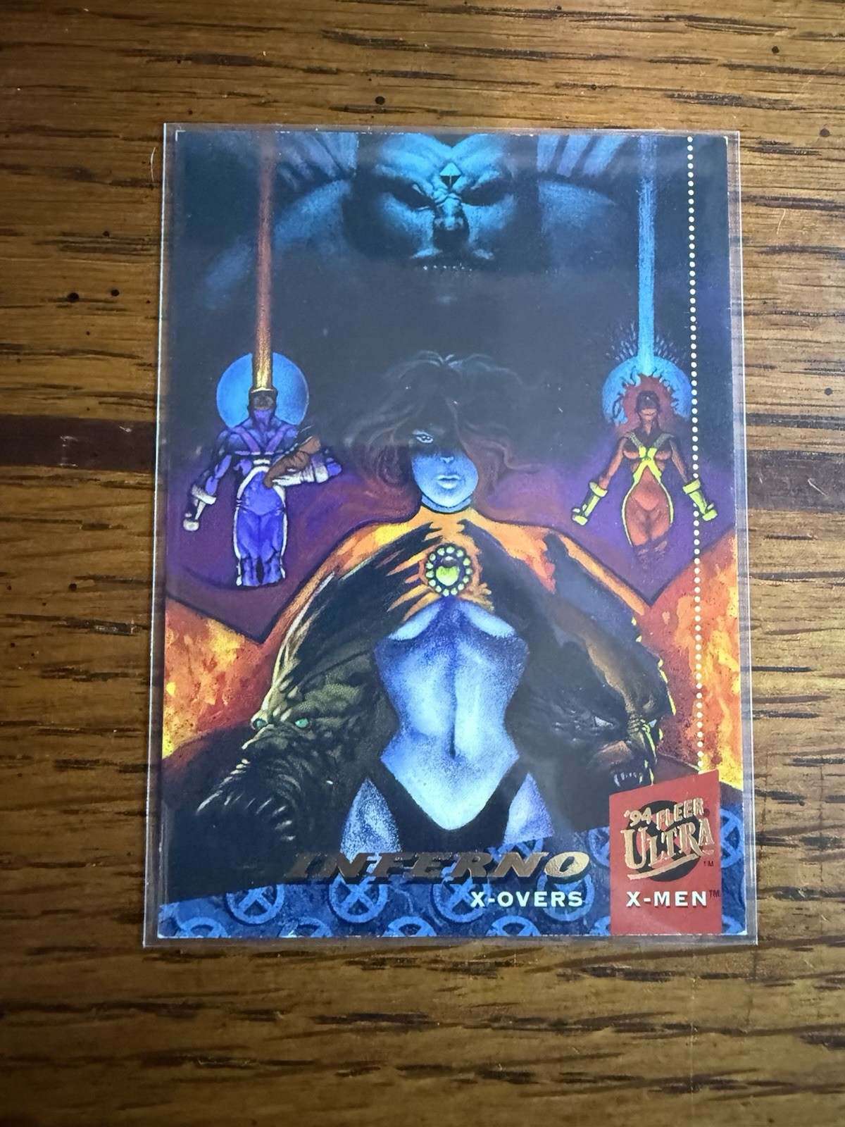 1994 FLEER ULTRA MARVEL X-MEN INFERNO X-OVERS CARD #105
