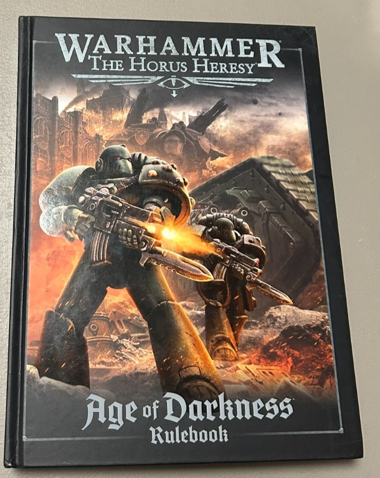 Warhammer: The Horus Heresy Age of Darkness Rulebook - Hardcover - 40K 30K