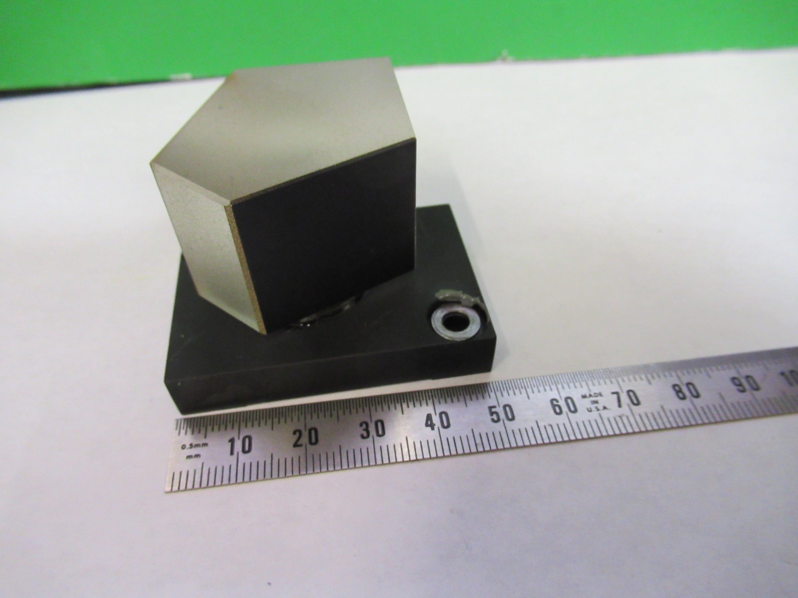 ZEISS GERMANY GLASS PENTA PRISM OPTICS MICROSCOPE PART AS PICTURED U8-B-14