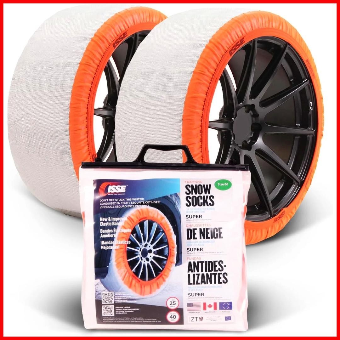 2 NEW IN BOX Super Textile Traction for Optimal Tire Grip in Snow & Ice Size 74