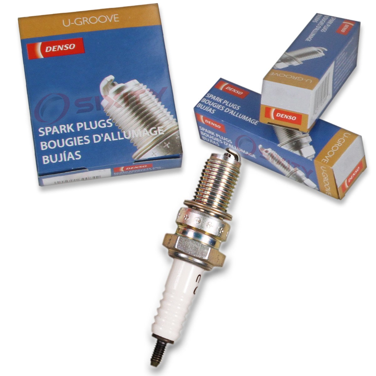 1 pc Denso Standard U-Groove Spark Plug for Honda ATC185 1980 Tune Up Kit cx