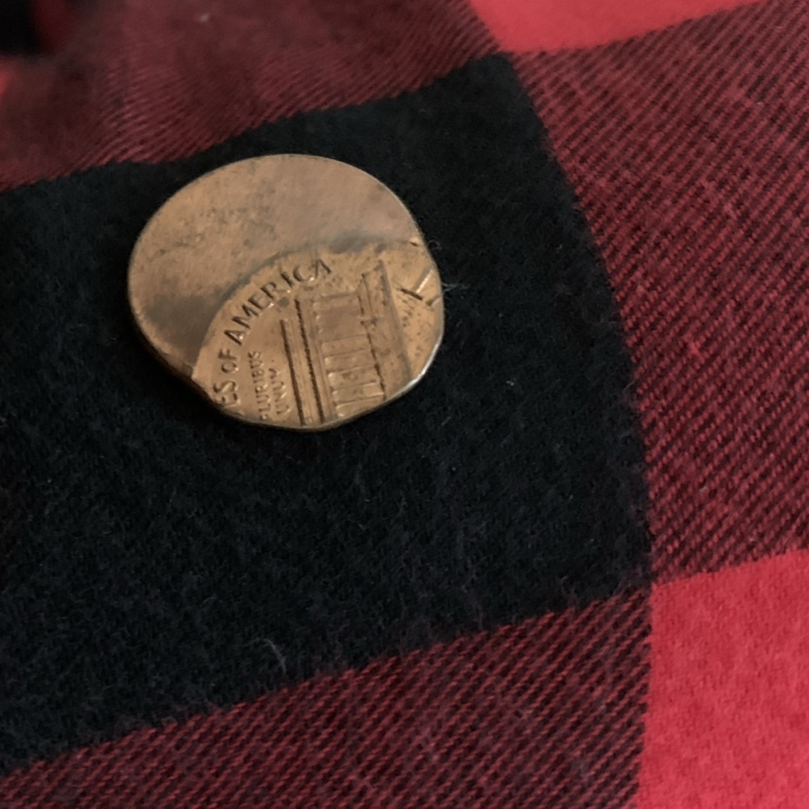 1970-D Lincoln Memorial Penny Small Cent Error Off-Center Partial Strike
