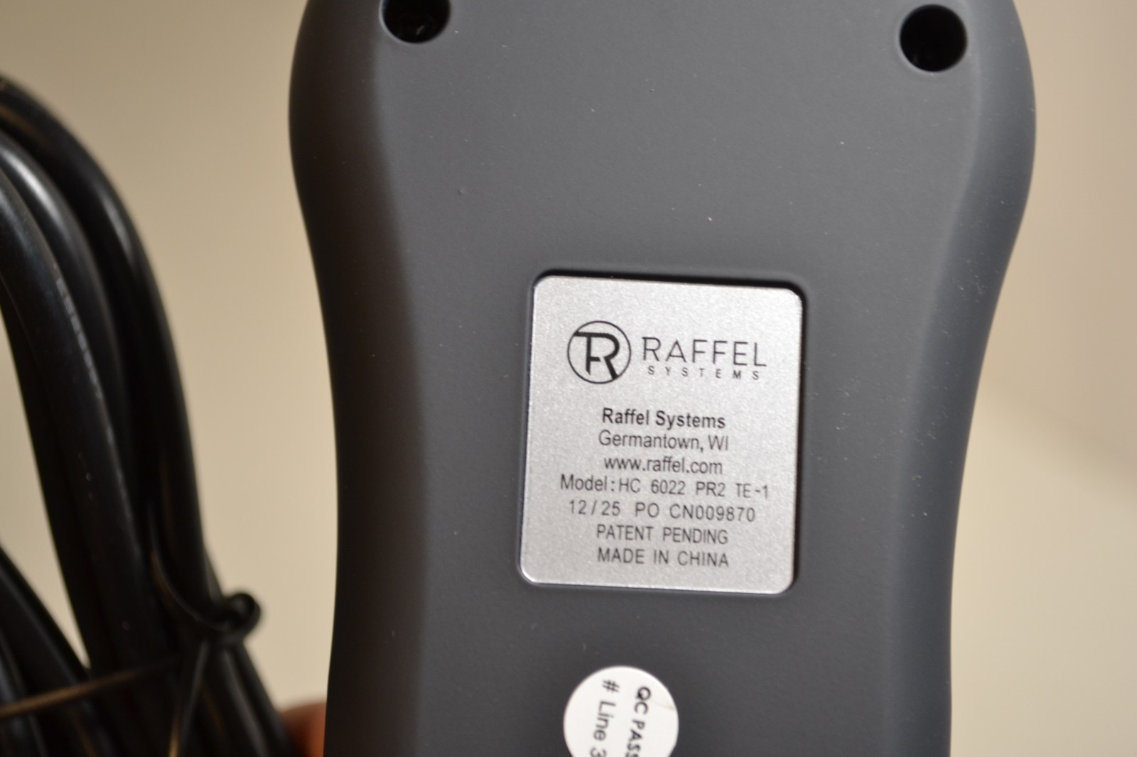 GENUINE Tranquil Ease Remote Control Raffel Model: HC6022PR2TE-1