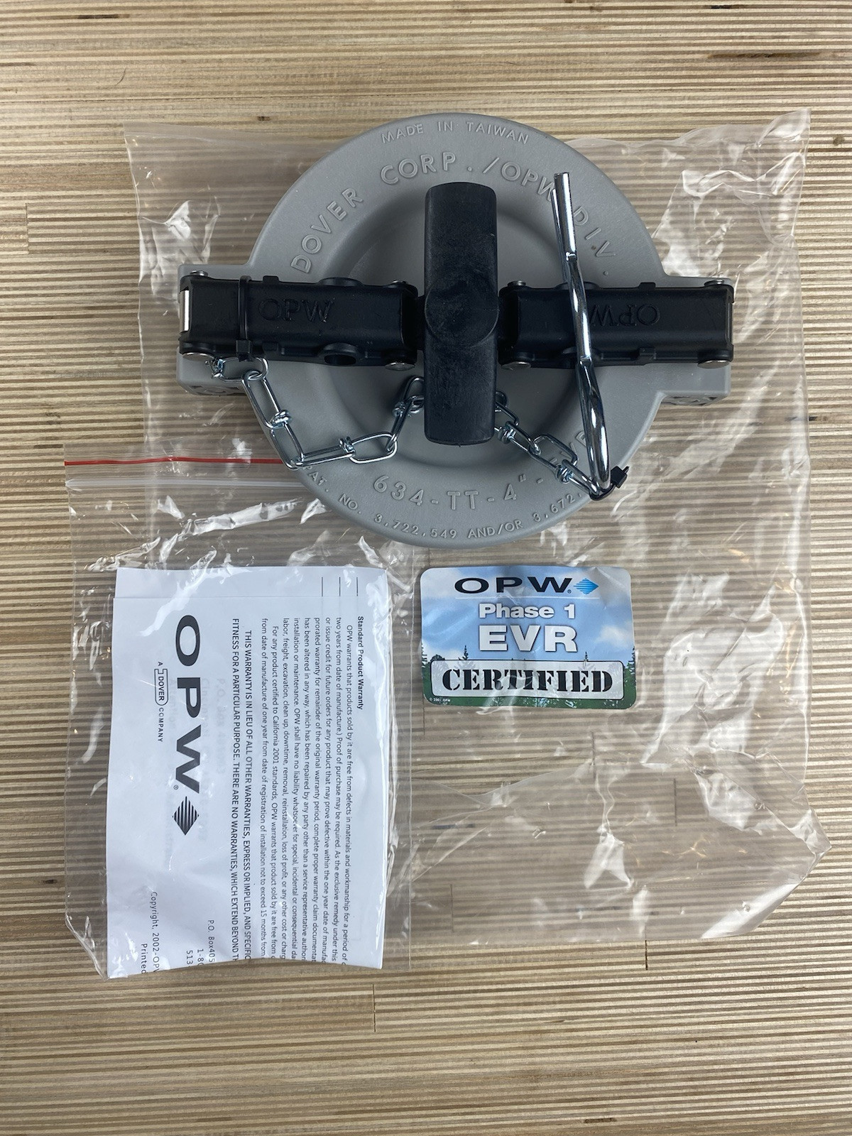 [BRAND NEW] OPW Top Seal Fuel Kit 634TT-7085-EVR Grey Top Seal Fill Cap