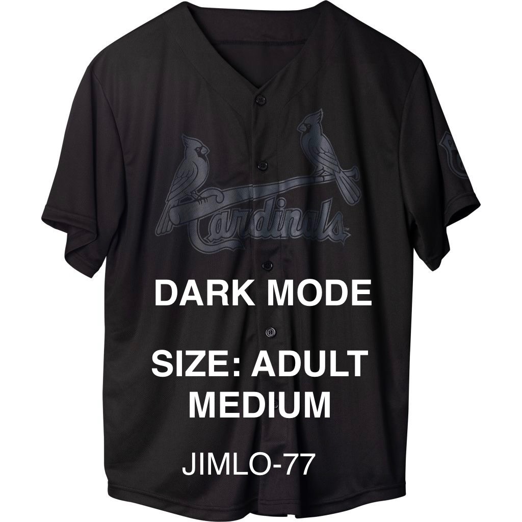 CARDINALS JERSEY DARK MODE 4/24/26 SGA SZ ADULT MEDIUM NEW ST. LOUIS (PRESALE)