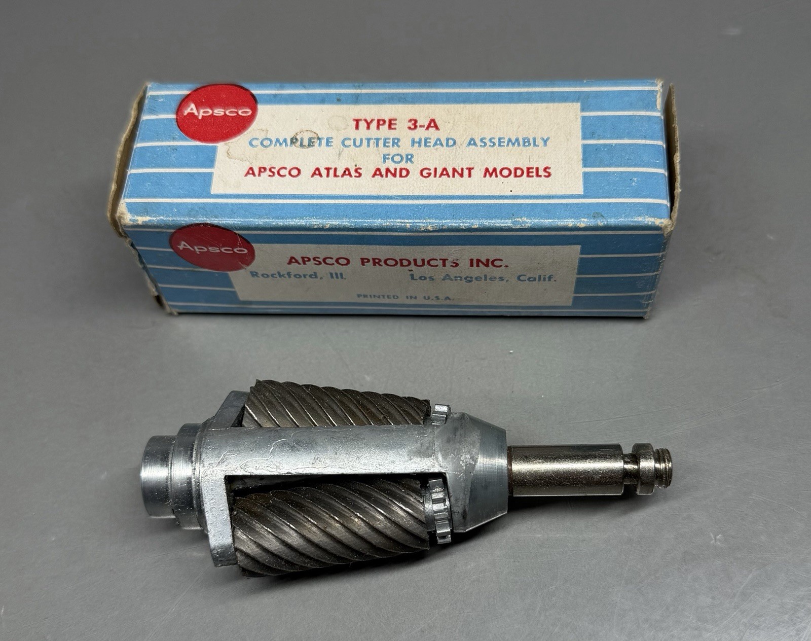 Vintage Apsco Cutter Head Replacement Part ~ Manual Pencil Sharpener ~ 3A