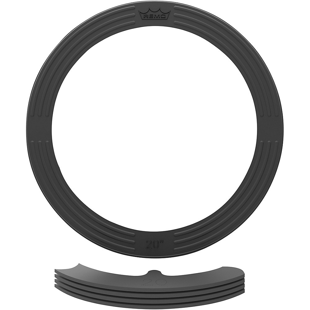 Remo External Sub Muff'l Bass Drum System 20 in. Black